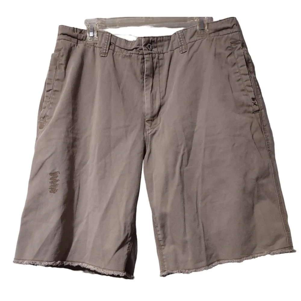 Old Navy Shorts Men's Size 36 Brown Field Tested Contract No. R(432)‎ Distressed